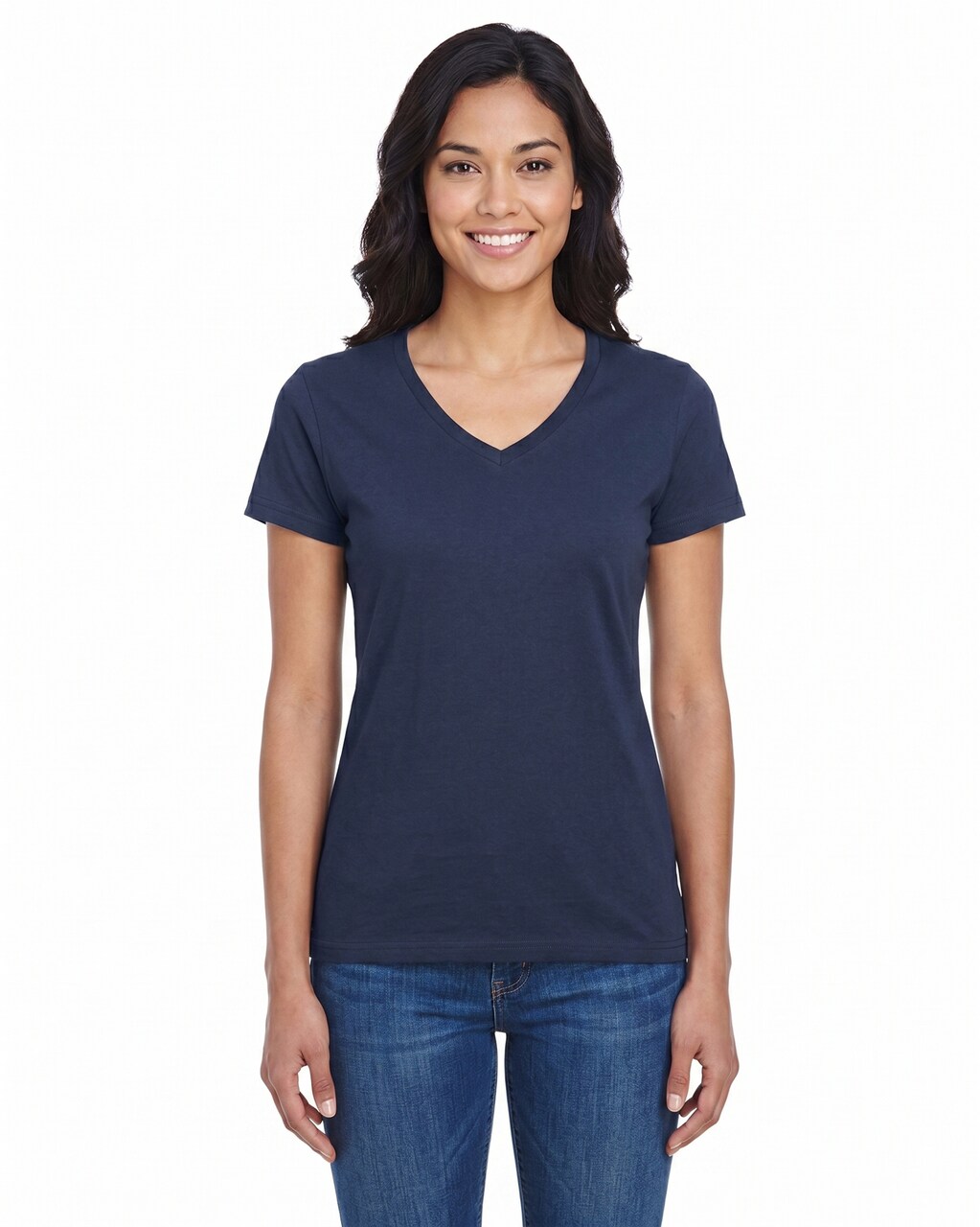Gildan Women’s V-Neck Blank Craft T-Shirt – Cricut & Paint Ready